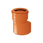 Aumento eccentrico pvc 200M 160F con guarnizione