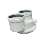 Bosch sdoppiatore 80/80 maschio/maschio AZB922 per Alexis condens