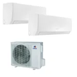 Gree dualsplit 9+12 composto da motore GWHD14NK6OO + unità interna modello pular wifi A++/A+