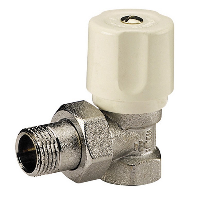 Bianchi valvola per radiatori a squadra 3/8