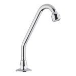 Bocca erogazione da piano girevole cromata 1/2