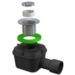 Bonomini sifone doccia splash dn.80-s40