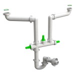 Bonomini sifone lavello space 2 vie 1'1/2