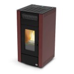 Carinci stufa a pellet air85 bordeaux