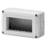 Contenitore per apparecchi system ip40 4 posti