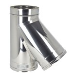 Cordivari raccordo derivazione doppia parete inox a t 135' d.250 