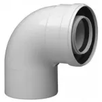 Curva coassiale 90° pps 60/100