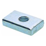 Dado zincato rettangolare profilato d.10