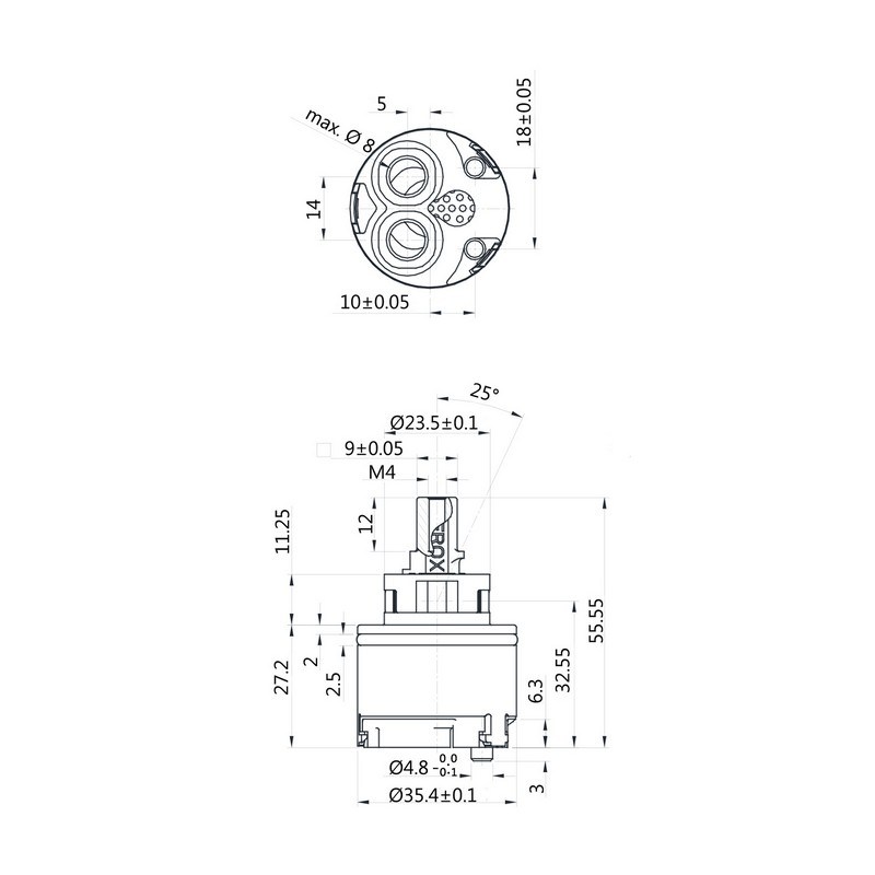 deborri_cartuccia_k35op_dimensioni