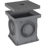 Pozzetto monolitico singolo 300x300 con coperchio