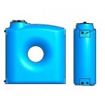 Serbatoio polietilene prismatico cpz-2000