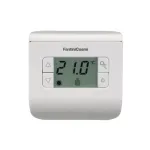 Termostato ambiente digitale bianco a batterie