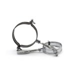 Collare pluviale rotondo zincato d.100