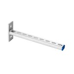 Mensola zincata di supporto con piastra 315mm.