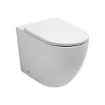 Vaso filo parete Kairos rimfree con scarico ciclonico (sedile da acquistare separatamente)