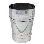 Adattatore inox tondo/ovale d.M200 x 130x270F