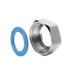 Dado e guarnizione per acqua 12X(maggiorato)x1/2'