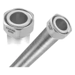 Flessibile acqua inox estensibile mf 1' 300-600