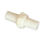 Raccordo 3 pezzi nylon di congiunzione con portagomma d.25