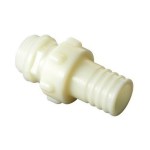 Raccordo 3 pezzi diritto nylon 1'1/4x30