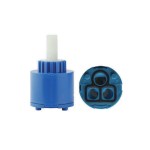 Cartuccia per miscelatore monocomando 40 mm con 2 pioli