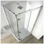 Lato Facile cristallo trasparente  6mm. H=195 estensibile cm.76,5-79