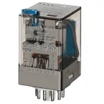 Rele industriale ad innesto 4 contatti 7 ampere