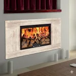 Rivestimento america per termocamino innovativo/evolution 190/200 effetto marmo travertino PREZZO PROMO ESPOSIZIONE