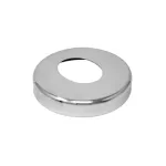 Rosetta ottone cromato ovale da 30 per tubo 45°