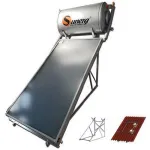 Sunerg sistema solare circolazione naturale SKY 20 2mq accumulo 150lt. con staffa universale tetto falda/piano