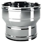 Manicotto femmina femmina inox 304 ridotto d.100x080