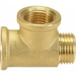 Ti ottone giallo F1/2' x F1/2' x M1/2'