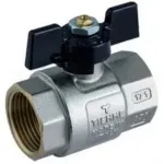 Valvola sfera f/f farfalla buran con premistoppa 1/2'