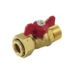 Tiemme valvola sfera maschio c/girello 1/2'