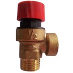 Valvola di sicurezza  M/F 1/2' x 2.5 bar