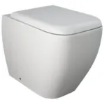 Vaso rak serie metropolitan filomuro scarico a terra 53x34 venduto senza copriwater