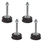 Kit 4 antivibranti a pavimento 56x20 fino a 250 kg. 