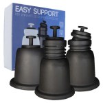 Kit 4 supporti base regolabili d.100 